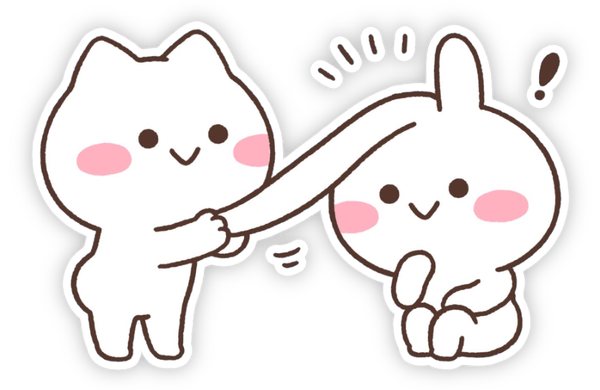 hình dán mimi neko siêu dễ thương 