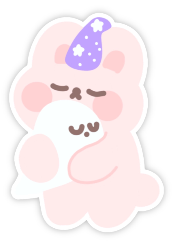 Sticker ôm nhau cute