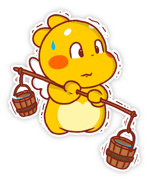 ảnh sticker qoobee dùng trong chat 