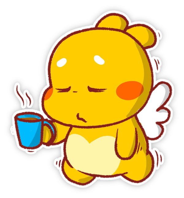 sticker tình yêu ngọt ngào qoobee agapi 