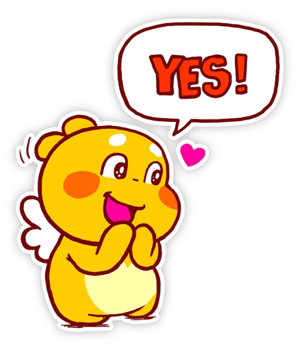 bộ sưu tập sticker dễ thương qoobee 