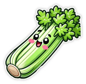 Sticker rau củ quả hoạt hình dễ thương