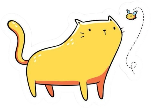 Sticker vàng nghệ thuật