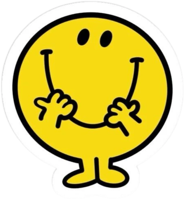 Sticker vàng phong cách hoạt hình