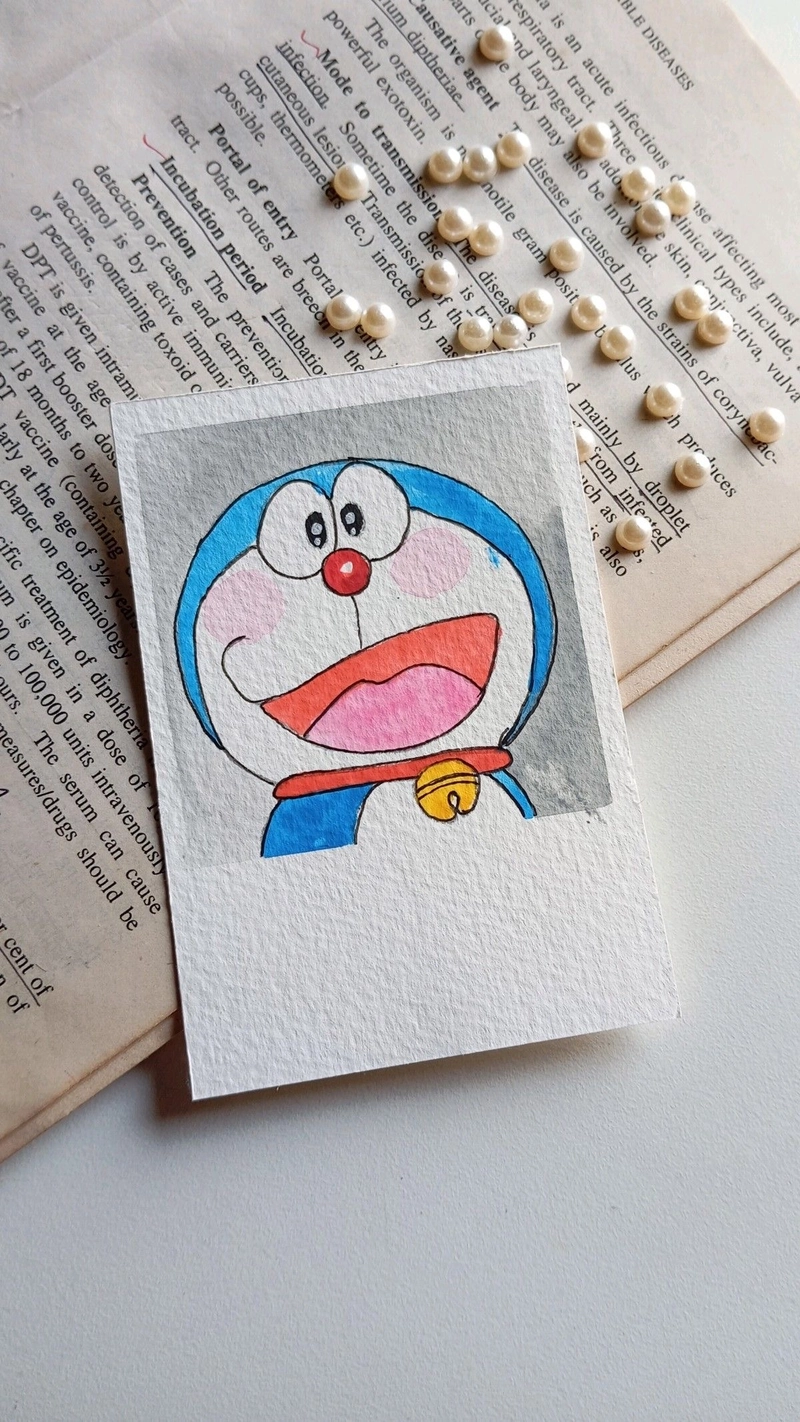 Vẽ tranh doraemon đẹp
