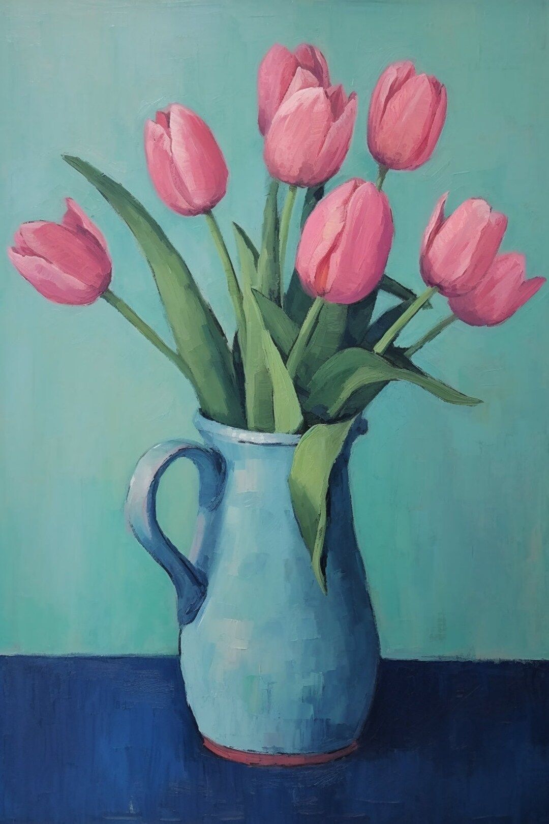 Vẽ tranh tĩnh vật hoa tulip lớp 6