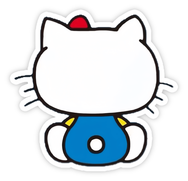 ảnh hello kitty làm nhãn dán
