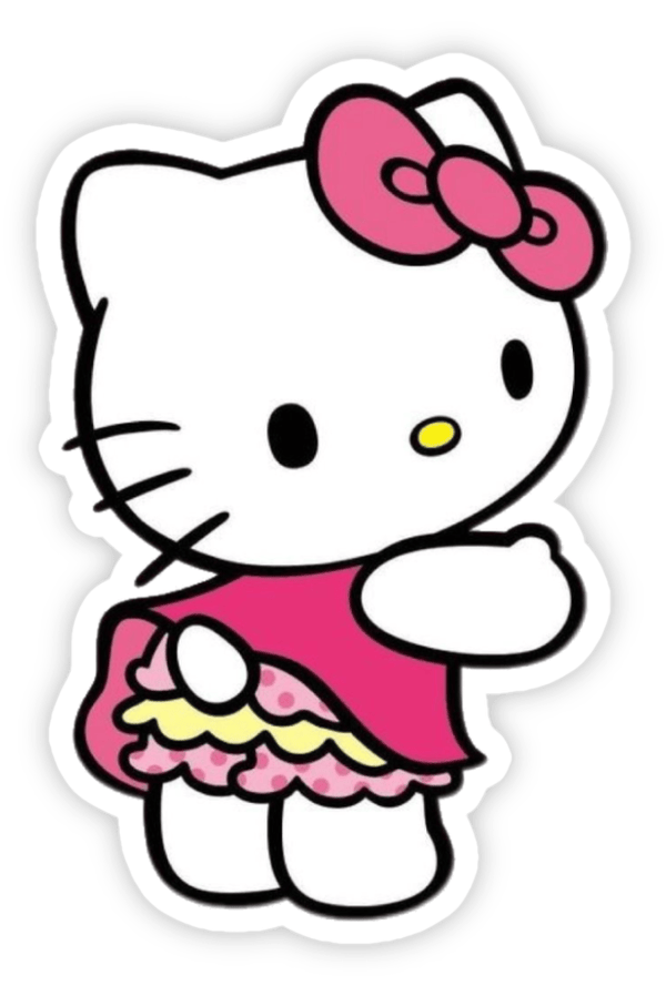 ảnh sticker hello kitty dễ thương