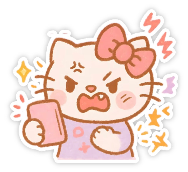 ảnh sticker nhõng nhẽo chibi đáng yêu