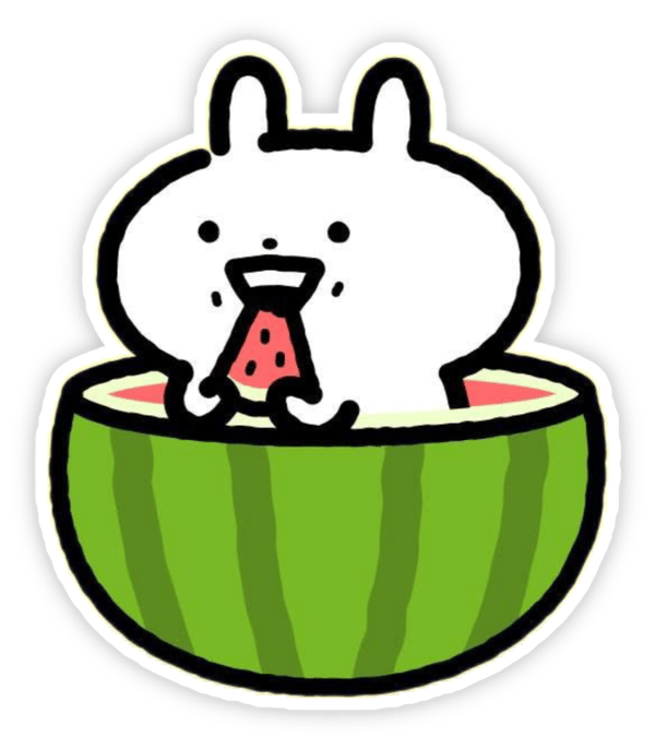 bộ ảnh sticker usagyuuun ngộ nghĩnh