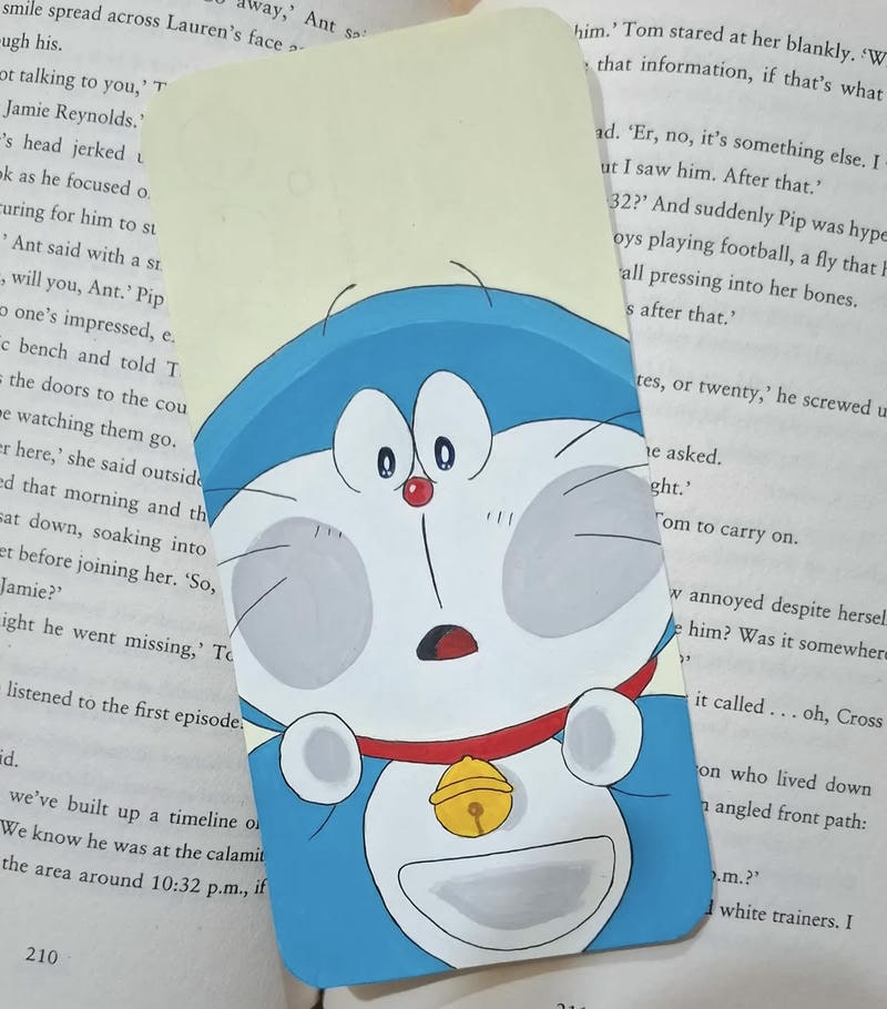 doremon trong tranh vẽ chibi cực đáng yêu