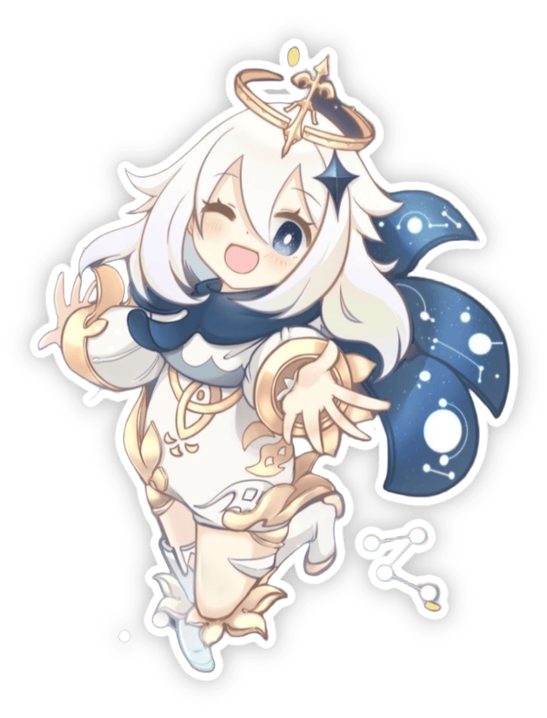 genshin impact sticker cute