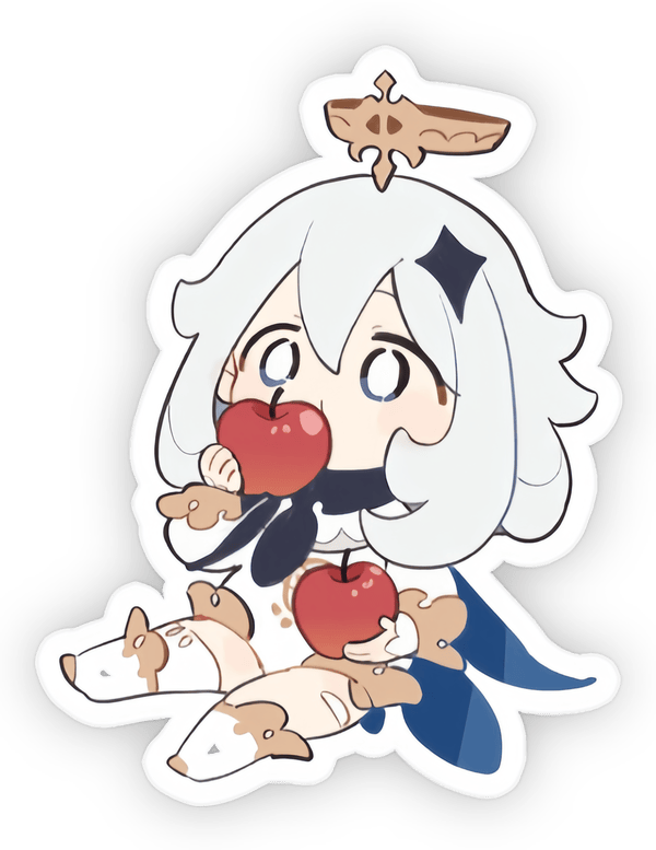 genshin sticker paimon cute
