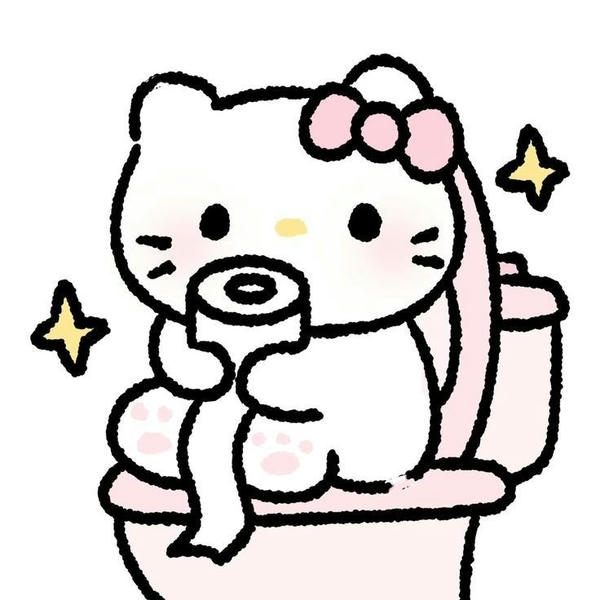 hình Sticker Hello Kitty messenger phong cách cute