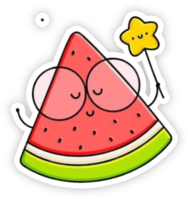 hình ảnh dưa hấu sticker