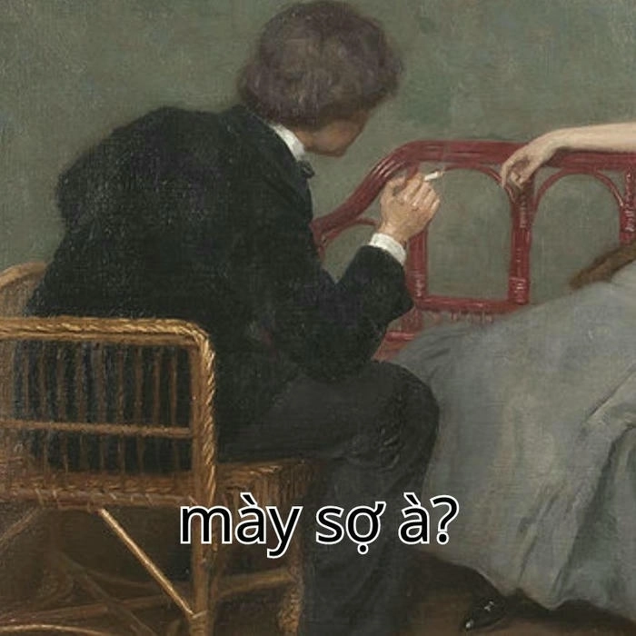 hình ảnh meme bạn sợ à