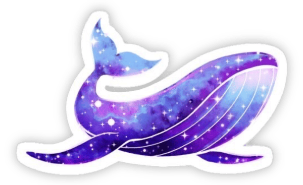 hình ảnh sticker màu tím siêu độc đáo