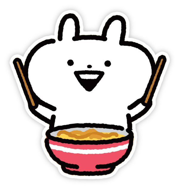 hình ảnh sticker usagyuuun chibi