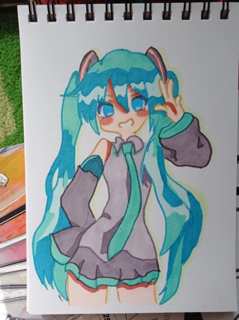 hình anime cute dễ vẽ đẹp mắt
