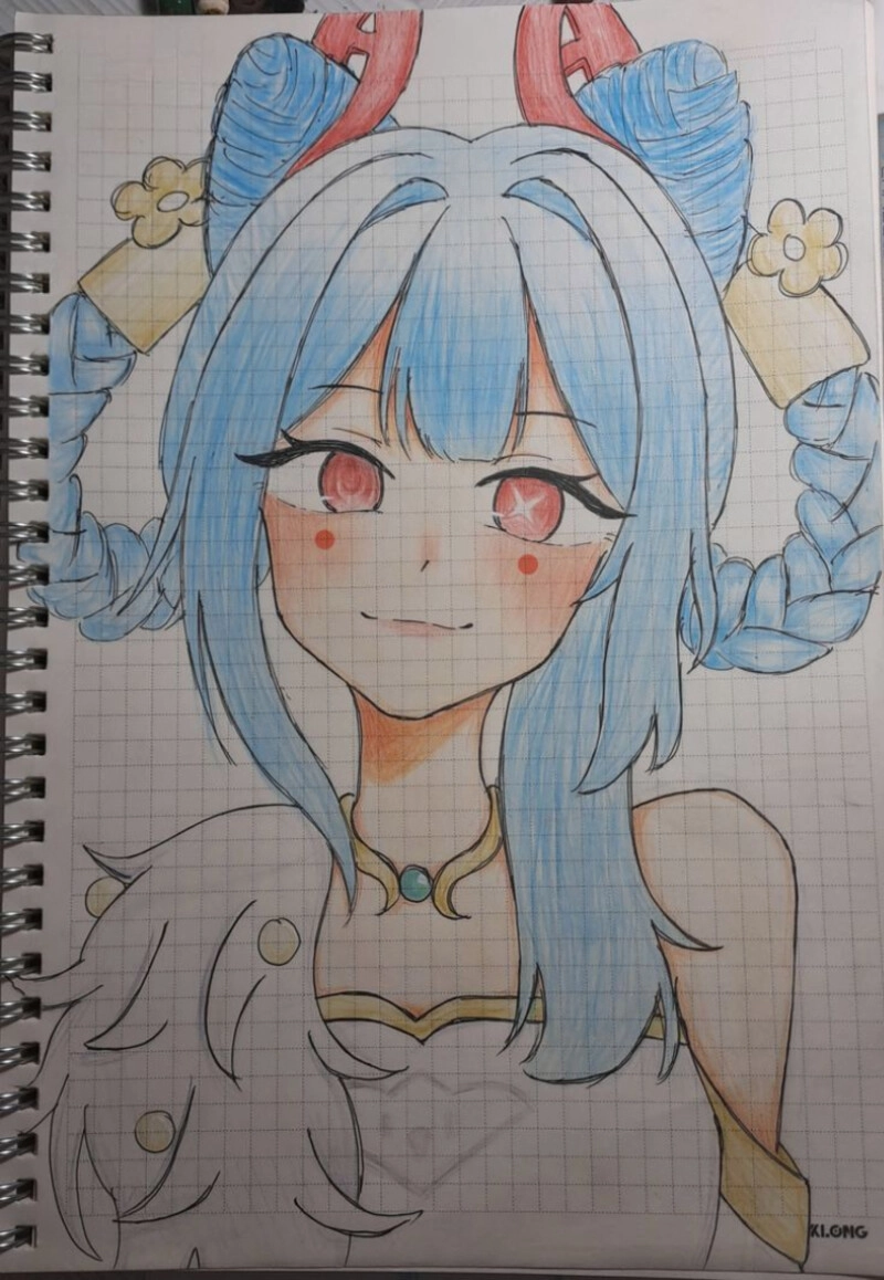 hình anime cute dễ vẽ đơn giản