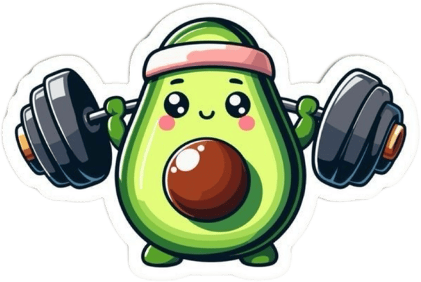 hình dán avocado