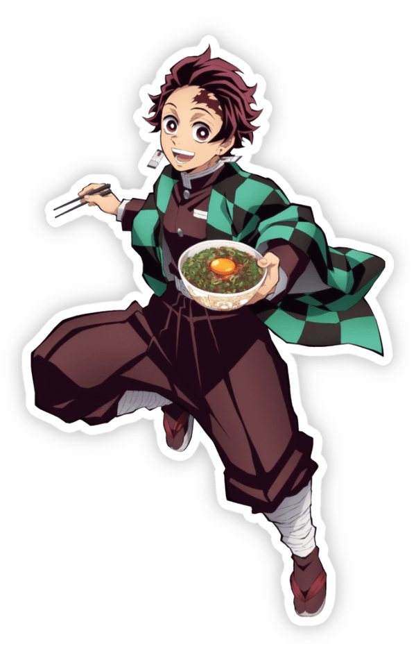 hình dán demon slayer tanjiro
