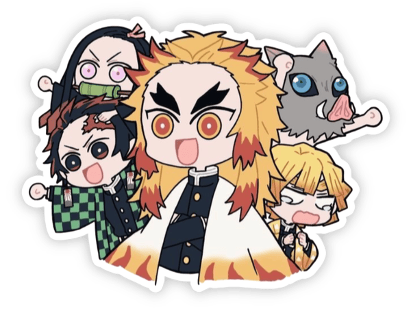 hình dán kimetsu no yaiba ngầu