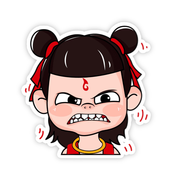 hình dán natra chibi hài hước