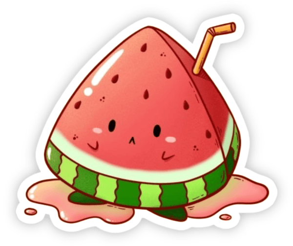 hình dưa hấu sticker cute