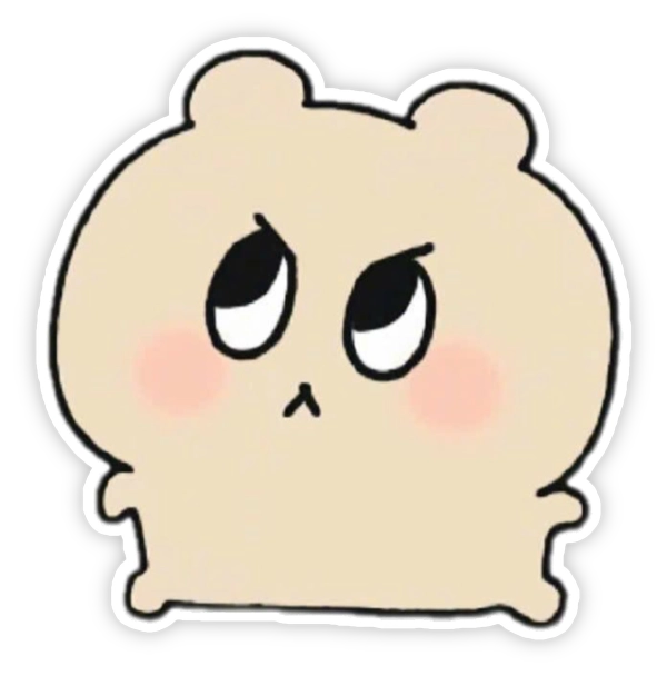 hình sticker nhõng nhẽo chibi