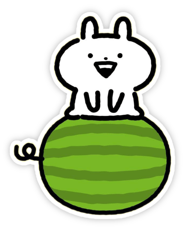 hình vẽ sticker usagyuuun cute