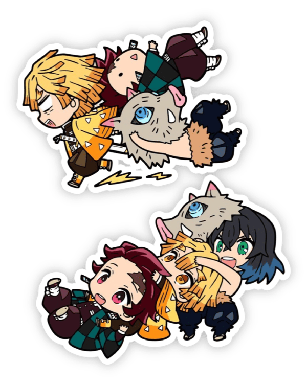 kimetsu no yaiba sticker đẹp