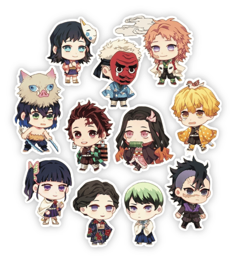 kimetsu no yaiba sticker