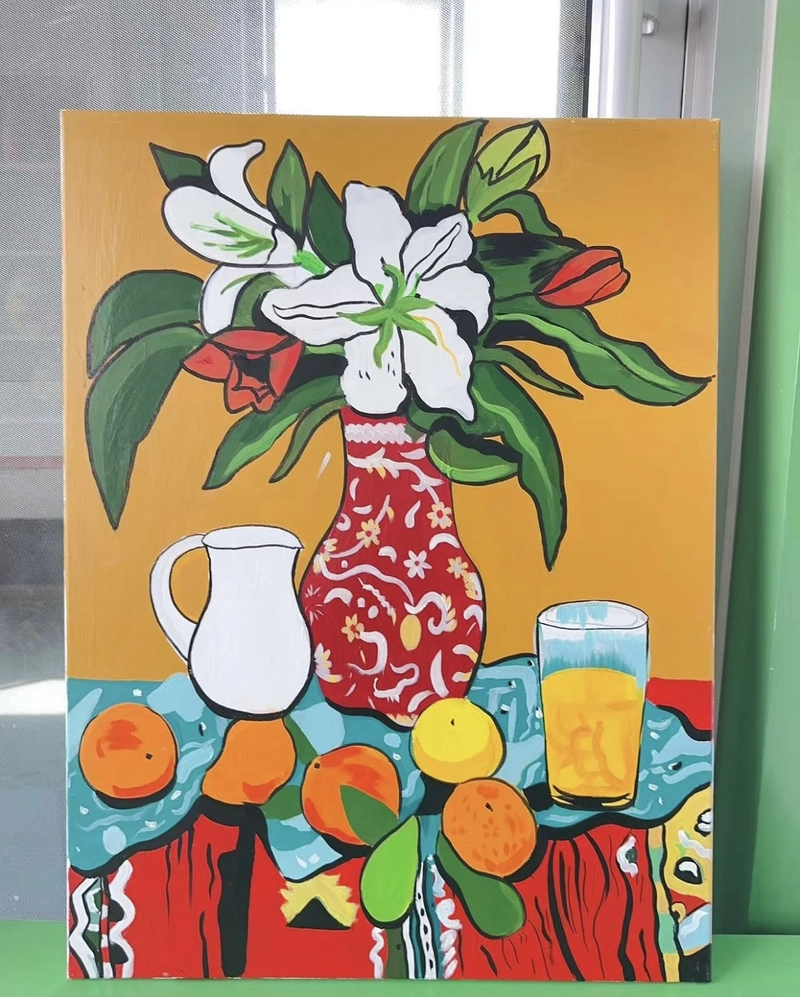 Gallery - 140+ mẫu vẽ tranh tĩnh vật có màu dành cho học sinh - image 4