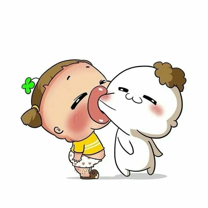 meme hôn hoạt hình