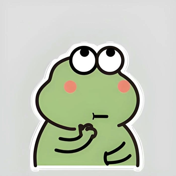 meme suy nghĩ ếch cute