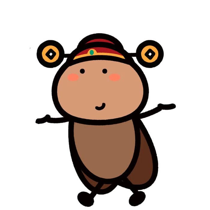 nhãn dán gián nhỏ xinh