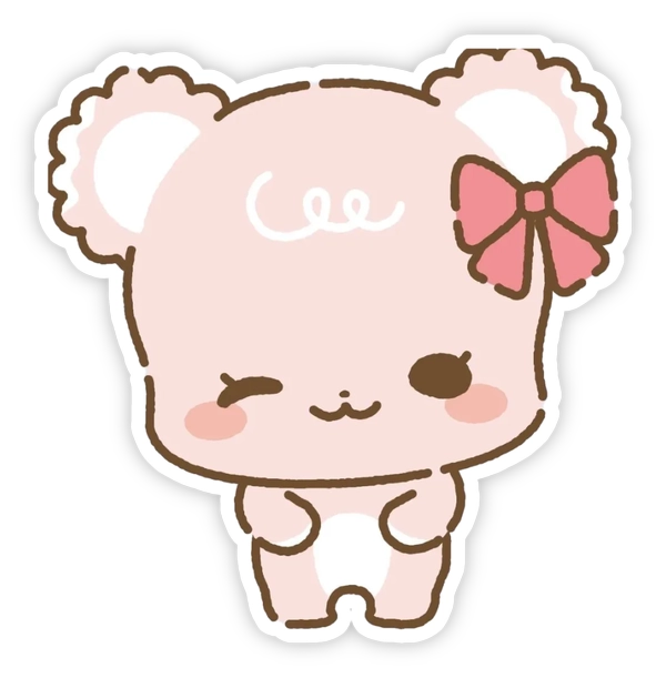 nhãn dán sugarcubs so cuteee