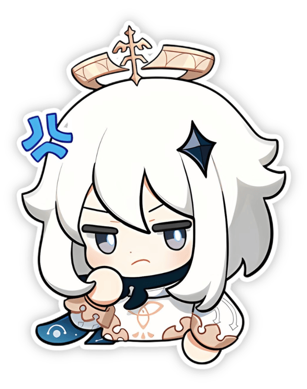 paimon sticker cute