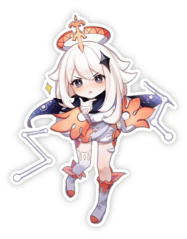 paimon sticker dễ thương genshin
