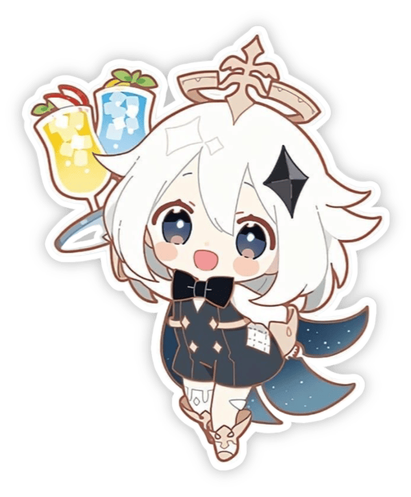 paimon sticker kawaii
