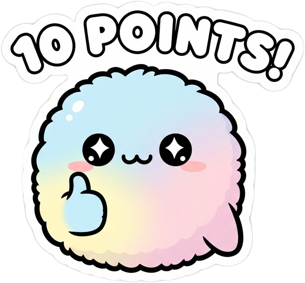 sticker 10 điểm cổ vũ