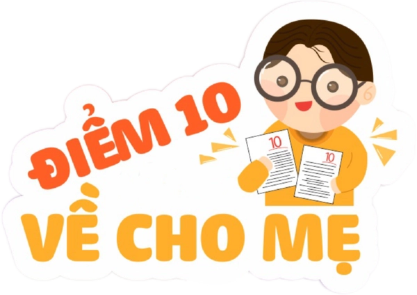 sticker 10 điểm đáng yêu nhất