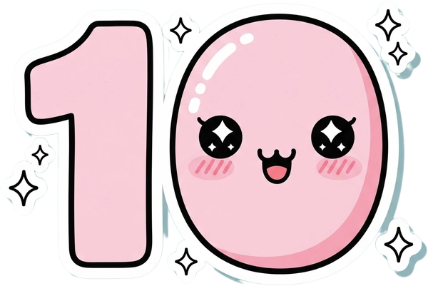 sticker 10 điểm đẹp