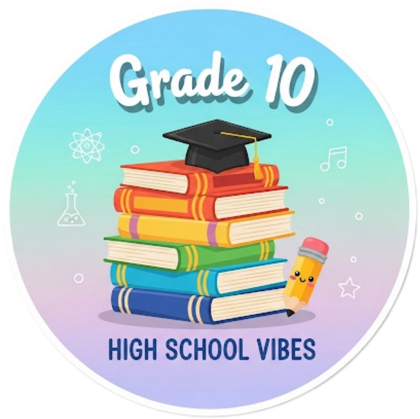sticker 10 điểm đơn giản