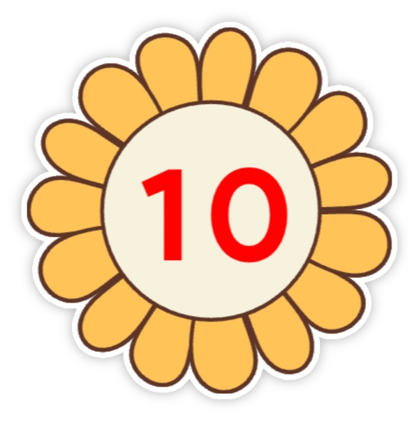 sticker 10 điểm động viên