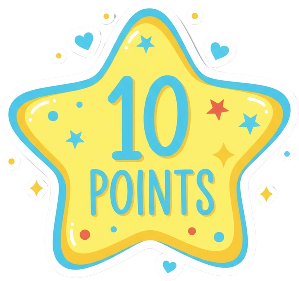 sticker 10 điểm hài hước