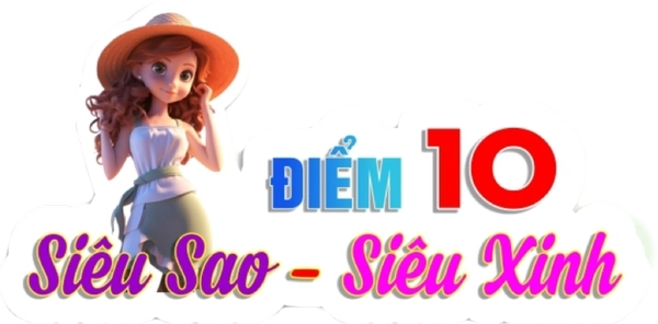 sticker 10 điểm khen ngợi