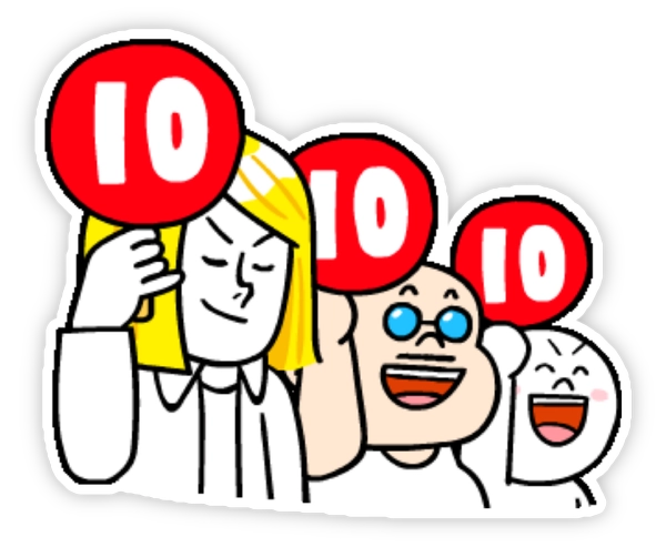 sticker 10 điểm siêu ngộ nghĩnh