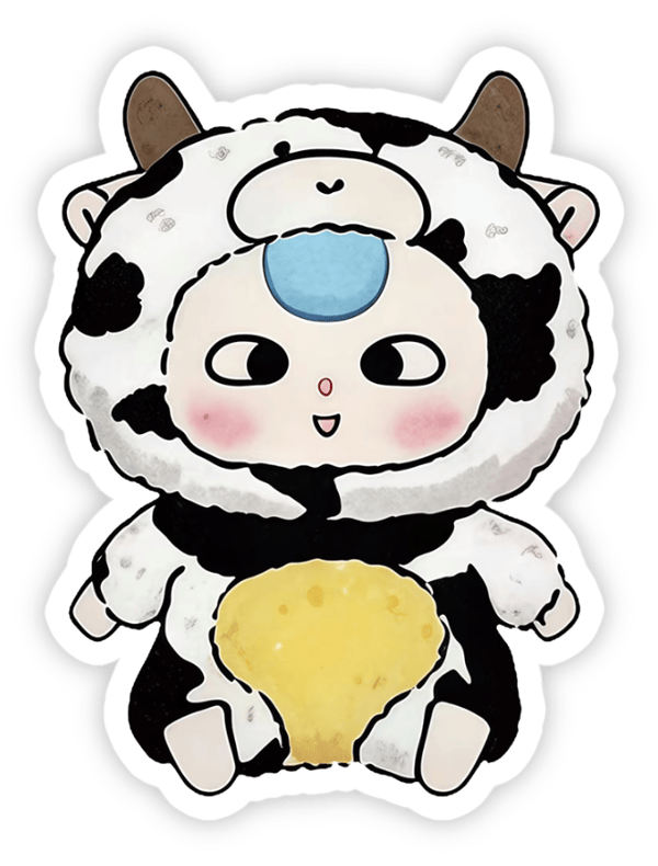 sticker baby three dễ thương 
